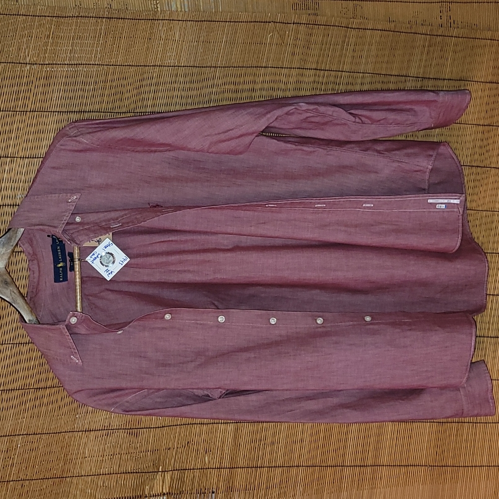 Y2k. Ralph Lauren. Blue Label.  Button-up size Large.